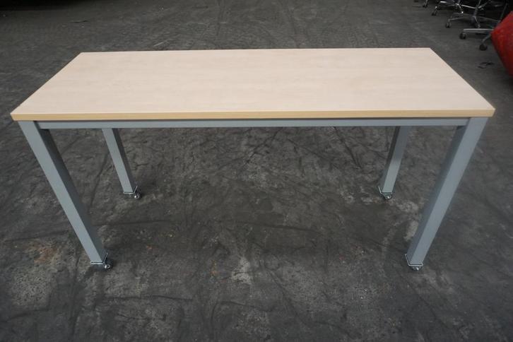 Rijdbare sidetable tafel bureau werktafel | 140x50, Huis en Inrichting, Bureaus, Gebruikt, Bureau, Ophalen of Verzenden