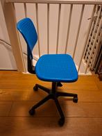 Blauwe kinder bureaustoel, Ophalen of Verzenden, Zo goed als nieuw, Blauw