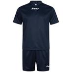 19 nieuwe sporttenues (shirt/short) in donkerblauw 10€ p/st., Ophalen of Verzenden, Nieuw, Overige maten, Blauw