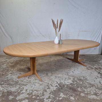 XXXL (280cm!) VV Møbler vintage Deense verlengbare tafel eik beschikbaar voor biedingen