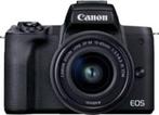 Canon eos m50 mark 2 + 15-45 NieuwStaat  1 Jaar Garantie, Canon, T, Ophalen of Verzenden, Zo goed als nieuw