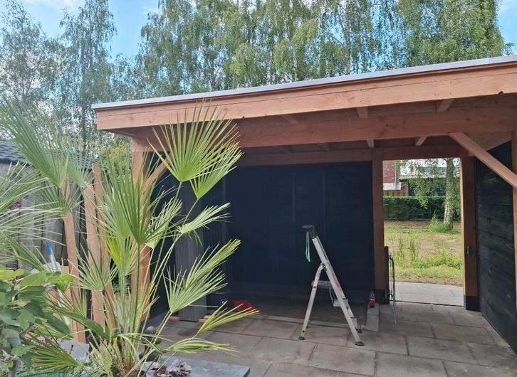 Veranda tuinhuis overkapping schuur schutting, Tuin en Terras, Tuinhuizen, 500 cm of meer, 3 ramen of meer, Ophalen of Verzenden