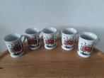 5 Kerst/ winter bekers, Diversen, Ophalen of Verzenden, Zo goed als nieuw