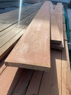 Hardhouten vlonderplank 28x190mm | glad geschaafd 365cm, Ophalen, Nieuw, Hout