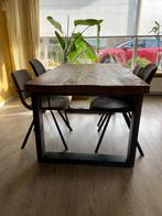 Eetkamerset, Huis en Inrichting, Tafels | Eettafels, Ophalen, Industrieel, modern, 50 tot 100 cm, Zo goed als nieuw