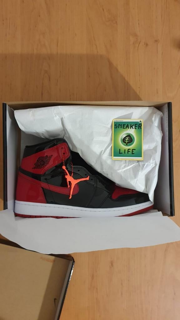 Air Jordan 1 Retro High 'Patent Bred' EU46/US12 nieuw, Kleding | Heren, Schoenen, Nieuw, Ophalen of Verzenden, Sneakers of Gympen