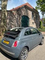 Fiat 500 CABRIO 1.2 2010 Grijs, Voorwielaandrijving, Euro 5, 4 cilinders, Leder en Stof