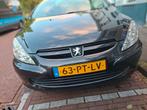 Nieuwe APK!!!! Peugeot 307 1.6 16V CC 2004 Zwart, Auto's, Peugeot, 730 kg, 74 €/maand, 4 cilinders, Cabriolet