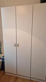 Witte Kledingkast Fabian - 2 Deurs, Huis en Inrichting, Kasten | Kledingkasten, Ophalen, 50 tot 75 cm, 50 tot 100 cm, 150 tot 200 cm