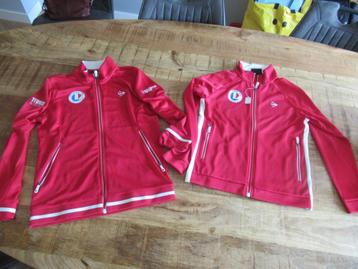 2x nieuwe Tennisshirt jasje jas TV Langeland maat 152 +176 beschikbaar voor biedingen