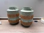 2 Turquoise lantaarntjes, Huis en Inrichting, Woonaccessoires | Kandelaars en Kaarsen, Ophalen of Verzenden, Zo goed als nieuw