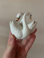 Servetring zwaan porcelein 2 stuks, Antiek en Kunst, Antiek | Porselein, Ophalen of Verzenden