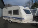 Hobby De Luxe 400 KB bj 2003 stappelbedden met voortent, Caravans en Kamperen, Caravans, Standaardzit, Hobby, Bedrijf, 750 - 1000 kg