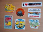 Vintage Treinen Stickers Collectie, Verzamelen, Stickers, Ophalen of Verzenden, Zo goed als nieuw, Overige typen