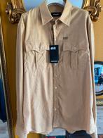 Dsquared2 overshirt/hemd NIEUW maat 54 beige, Dsquared2, Beige, Nieuw, Ophalen of Verzenden