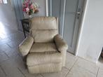 zachte relaxstoel, Huis en Inrichting, Fauteuils, Ophalen, Gebruikt, 75 tot 100 cm, Leer