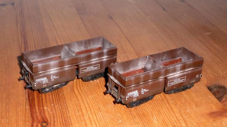 Liliput 2 OBB ertswagens, Hobby en Vrije tijd, Modeltreinen | H0, Gebruikt, Wagon, Gelijkstroom, Overige merken, Analoog, Ophalen of Verzenden