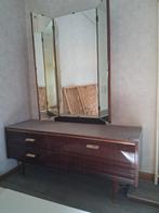 Vintage kapmeubel met drieluik teak?, Antiek en Kunst, Ophalen