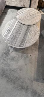 salontafel set Sib marmer / metaal Nu Extra Voordelig!, Huis en Inrichting, Tafels | Salontafels, Ophalen, Jara Meubeloutlet, 100 tot 150 cm