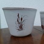 Vintage bloempot, 13cm hoog Boonstra?, Gebruikt, Rond, Binnen, Ophalen of Verzenden