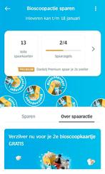AH bioscoop zegels, Tickets en Kaartjes, Twee personen, Kortingsbon, Overige typen