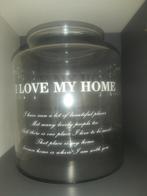 I love my home vaas/glazen stolp Groot, Ophalen, Overige kleuren, Nieuw, Glas
