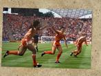 Kl foto juichende Ruud Gullit na doelpunt 1-0 finale EK 1988, Verzenden, Nieuw, Overige binnenlandse clubs, Poster, Plaatje of Sticker