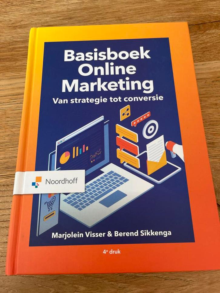 Basisboek Online Marketing - Zo goed als nieuw!, Boeken, Economie, Management en Marketing, Zo goed als nieuw, Economie en Marketing
