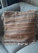 Hoffz kussenhoes, Huis en Inrichting, Woonaccessoires | Kussens, Ophalen of Verzenden, Zo goed als nieuw, Bruin, Vierkant