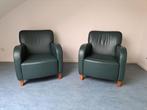 Twee leren stoelen, salontafel en dressoir, Ophalen, Combinatie modern en klassiek, Twee, Overige kleuren