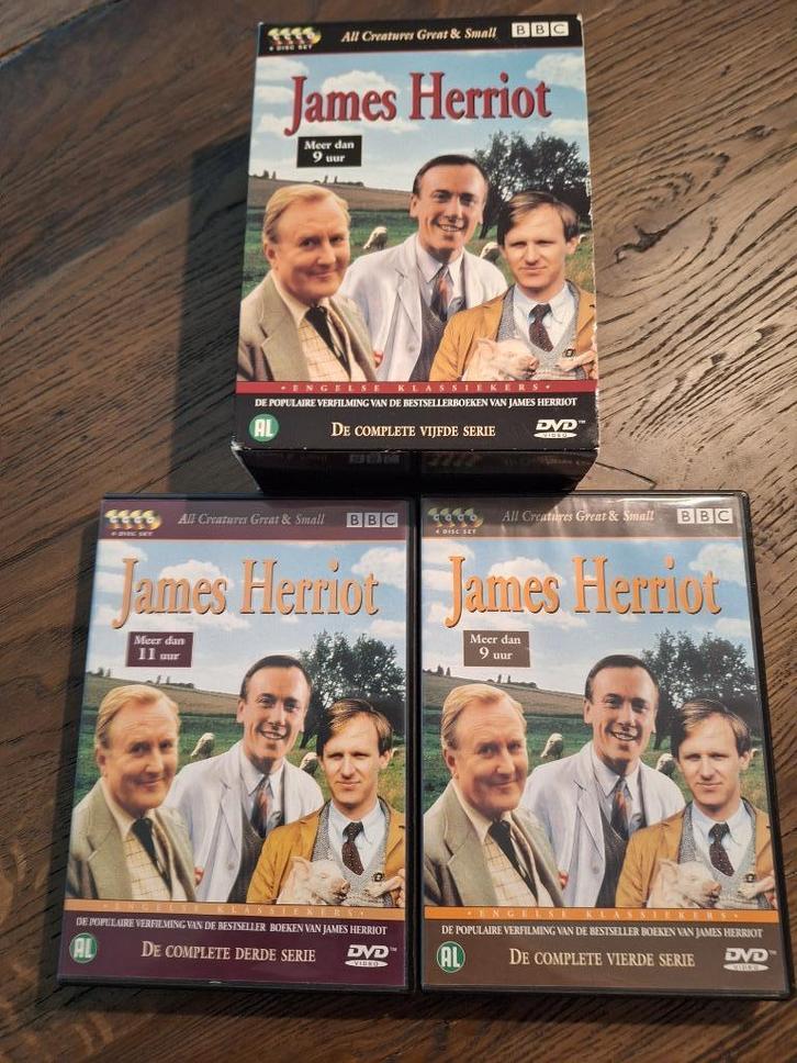 James Herriot All creatures great and small 1 / 7 + specials, Cd's en Dvd's, Dvd's | Tv en Series, Zo goed als nieuw, Komedie