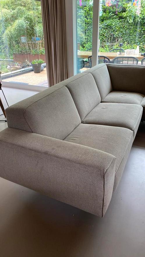 Hoekbank, Huis en Inrichting, Banken | Sofa's en Chaises Longues, Gebruikt, Vierpersoons of meer, Stof, Ophalen