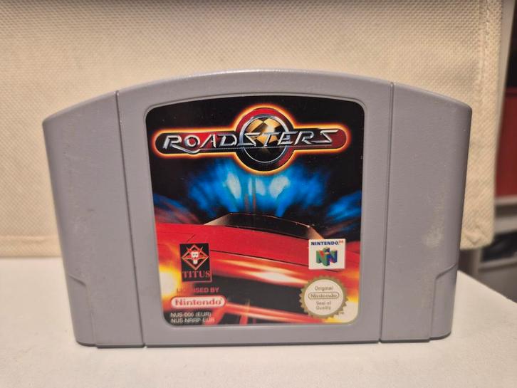 Roadsters N64, Spelcomputers en Games, Games | Nintendo 64, Zo goed als nieuw, Avontuur en Actie, 1 speler, Vanaf 3 jaar, Ophalen of Verzenden