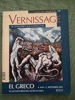 El Greco themanummer catalogus 2001 Wenen, Boeken, Verzenden
