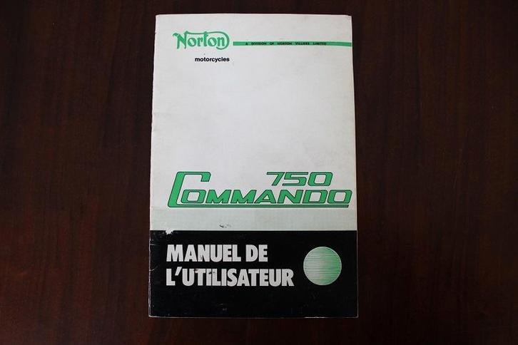 Norton Commando 750 manuel de l'utilisateur instructieboekje, Motoren, Handleidingen en Instructieboekjes, Overige merken, Verzenden