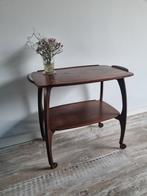 Vintage Bijzettafel serveerwagen met Onderblad en wieltjes, Antiek en Kunst, Ophalen