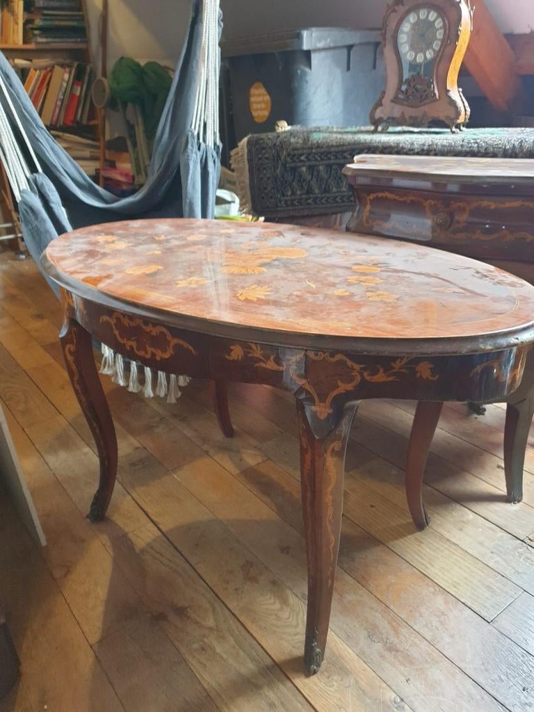 Antieke klokken, kastjes en tafel, Ophalen of Verzenden