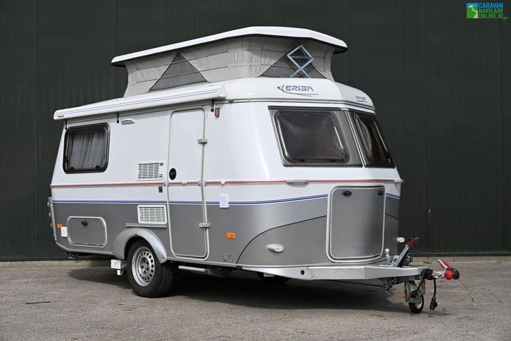 Eriba Touring Triton 420 GT Mover|Cassetteluifel|Fietsdrager, Caravans en Kamperen, Caravans, Bedrijf, tot en met 2, 500 - 750 kg