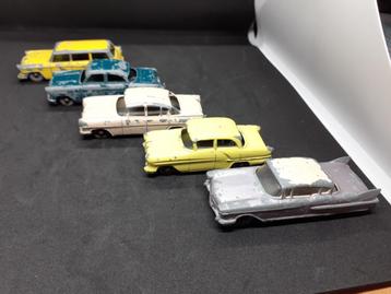 Matchbox   lotje van 5 oude modellen uit de jaren "50/'60