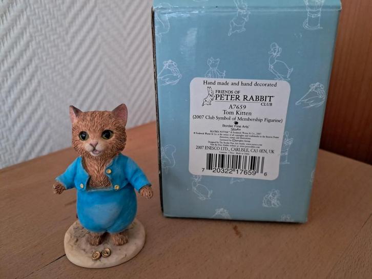 Tom Kitten, Beatrix Potter, Verzamelen, Beelden en Beeldjes, Zo goed als nieuw, Dier, Ophalen of Verzenden