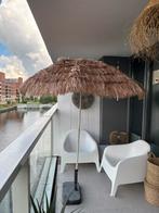 Sfeervolle trendy “Ibiza” parasol, Tuin en Terras, Parasols, Ophalen of Verzenden, Gebruikt, 1 tot 2 meter, Stokparasol