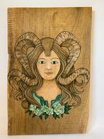 Ramsvrouw op hout geschilderd, Ophalen of Verzenden, Zo goed als nieuw