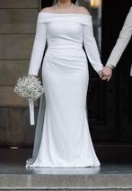 Trouwjurk - Nikah jurk - Abiye (EU Maat 42), Ophalen of Verzenden, Zo goed als nieuw, Wit, Trouwjurk