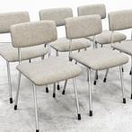 Vintage Gispen stoelen opnieuw bekleed, info in omschrijving, Ophalen, Bruin, The haystack, Zo goed als nieuw