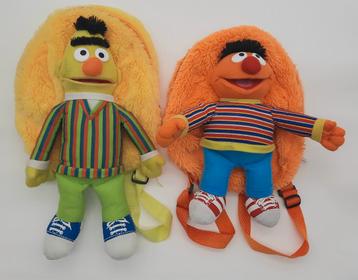 Bert & Ernie knuffel rugzakken beschikbaar voor biedingen
