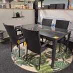 tuinset tafel + 4 stoelen, Ophalen, 4 zitplaatsen, Tuinset, Beekendonk@hubo.nl