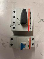 Abb 3 fase hoofdschakelaar en 40 ah aardelek automaat, Hobby en Vrije tijd, Elektronica-componenten, Ophalen of Verzenden, Zo goed als nieuw
