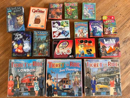 Diverse spelletjes, veel nog nieuw!, Hobby en Vrije tijd, Gezelschapsspellen | Bordspellen, Zo goed als nieuw, Ophalen of Verzenden