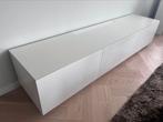 Hoogglans Wit (TV) dressoir (meubelmaker), Huis en Inrichting, Kasten | Dressoirs, Ophalen, Met klep(pen), 200 cm of meer, Modern, strak.