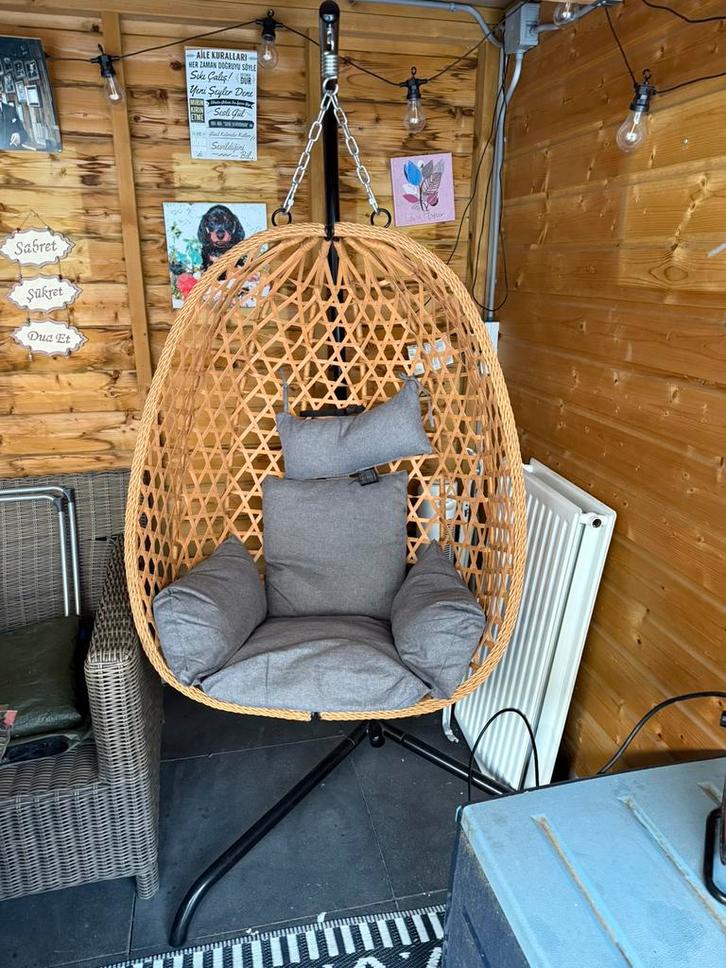 Nette hangstoel, Tuin en Terras, Hangmatten, Zo goed als nieuw, Ophalen of Verzenden